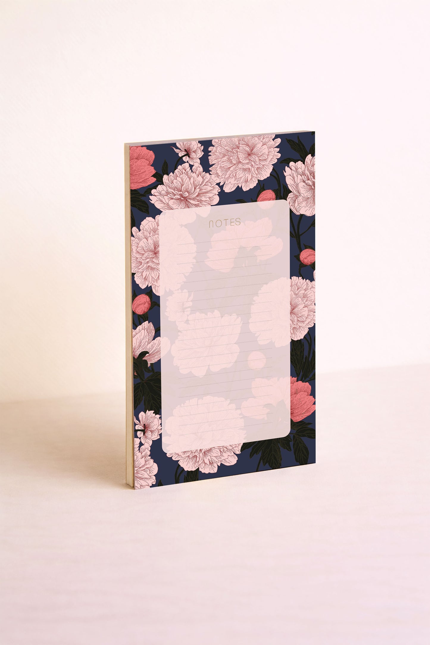Bloc-notes au motif floral