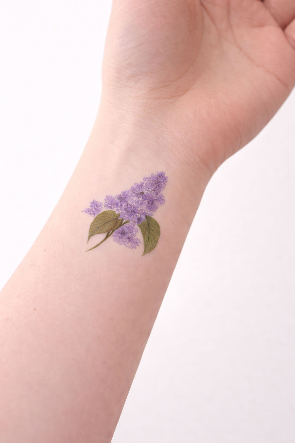 Tattoo temporaire lilas _ planche le temps des fleurs