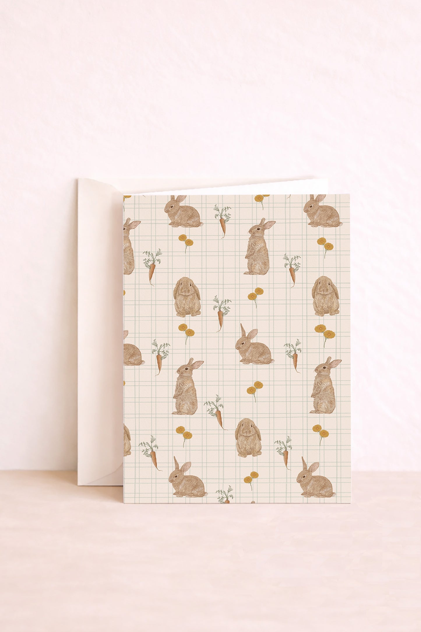 Carte naissance motif Lapin