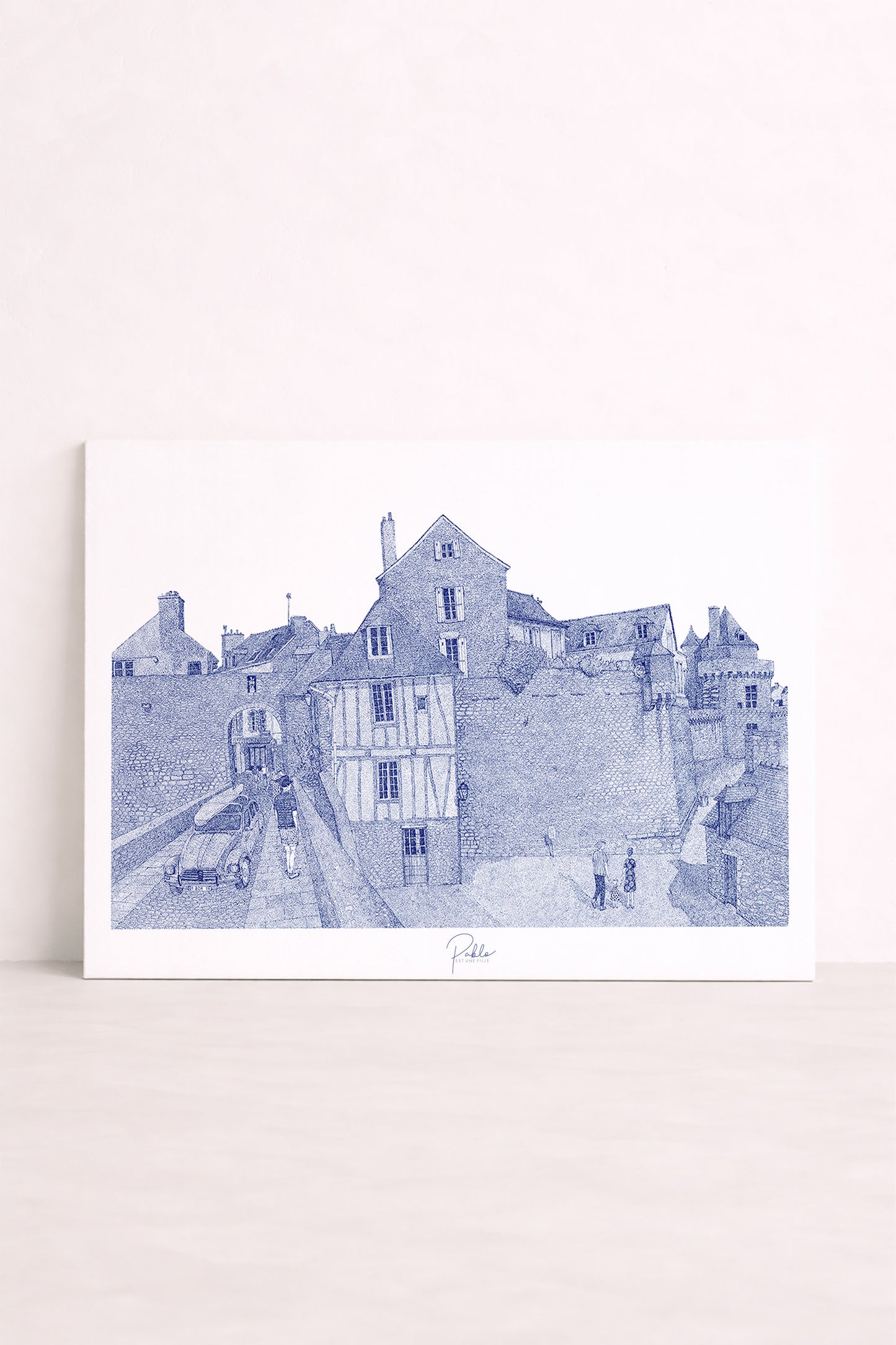 Porte Poterne Vannes - Sérigraphie 30x40cm & 50x70cm