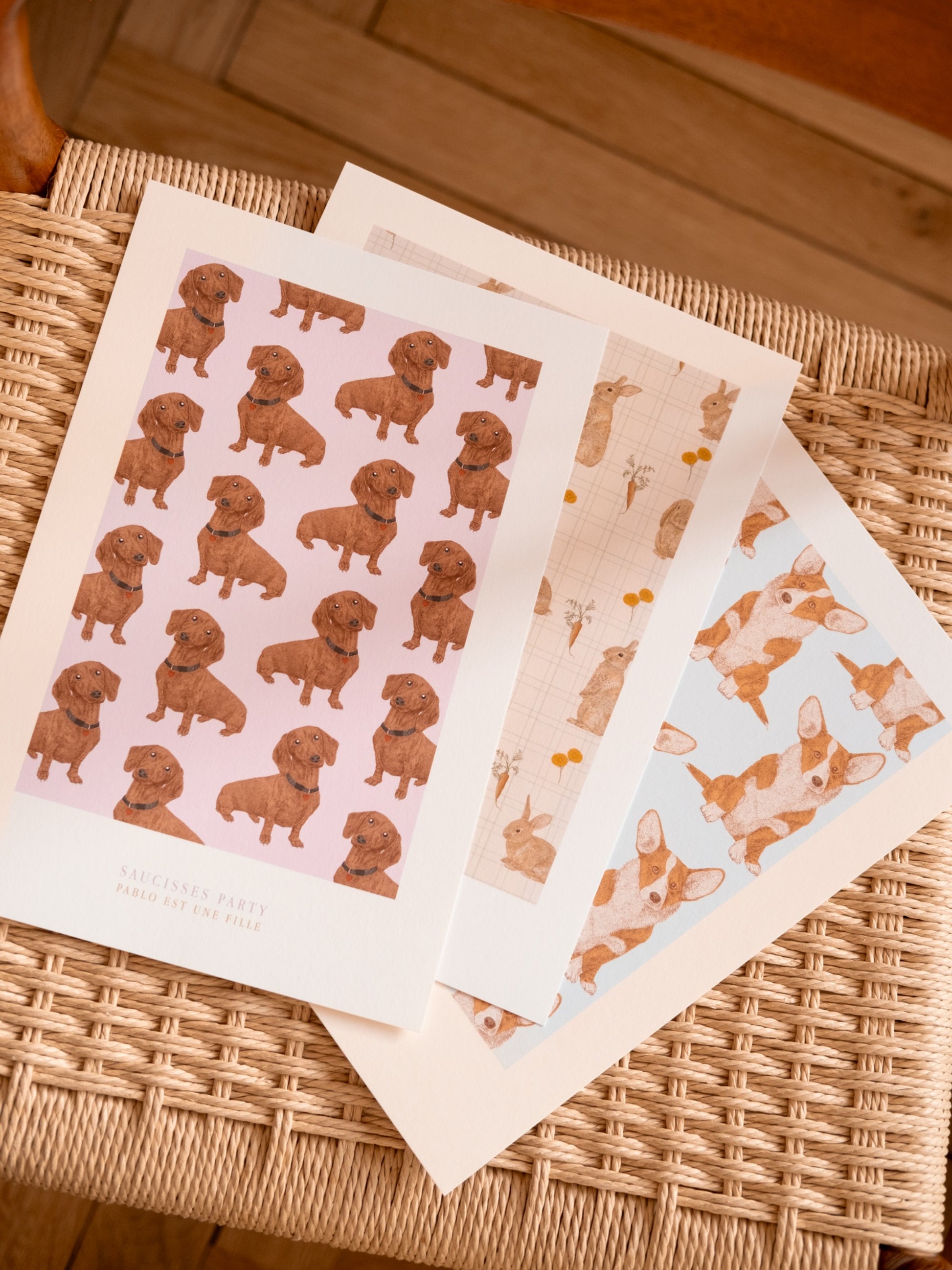 Affiche animaux mignons