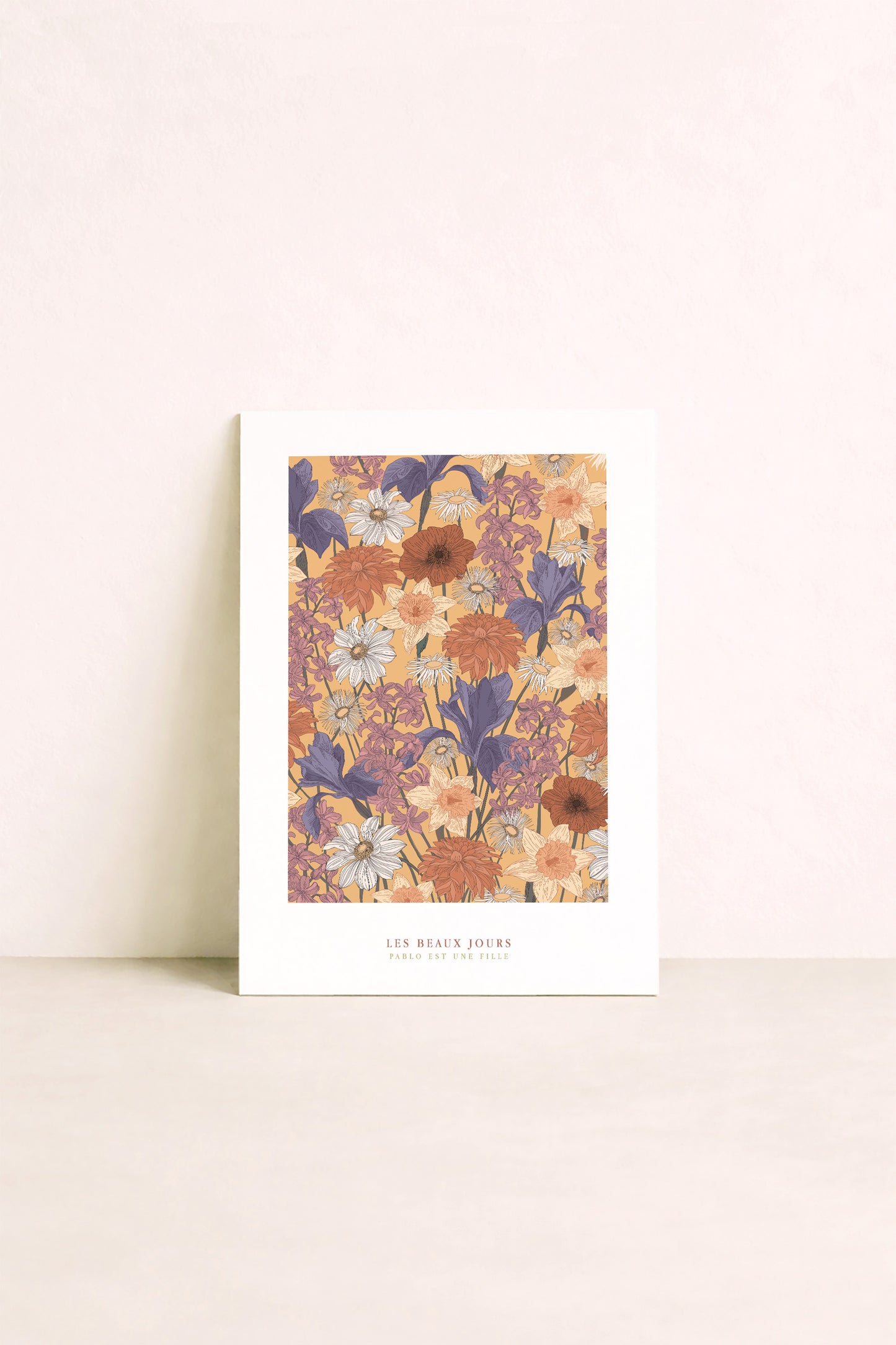 Affiche florale les beaux jours