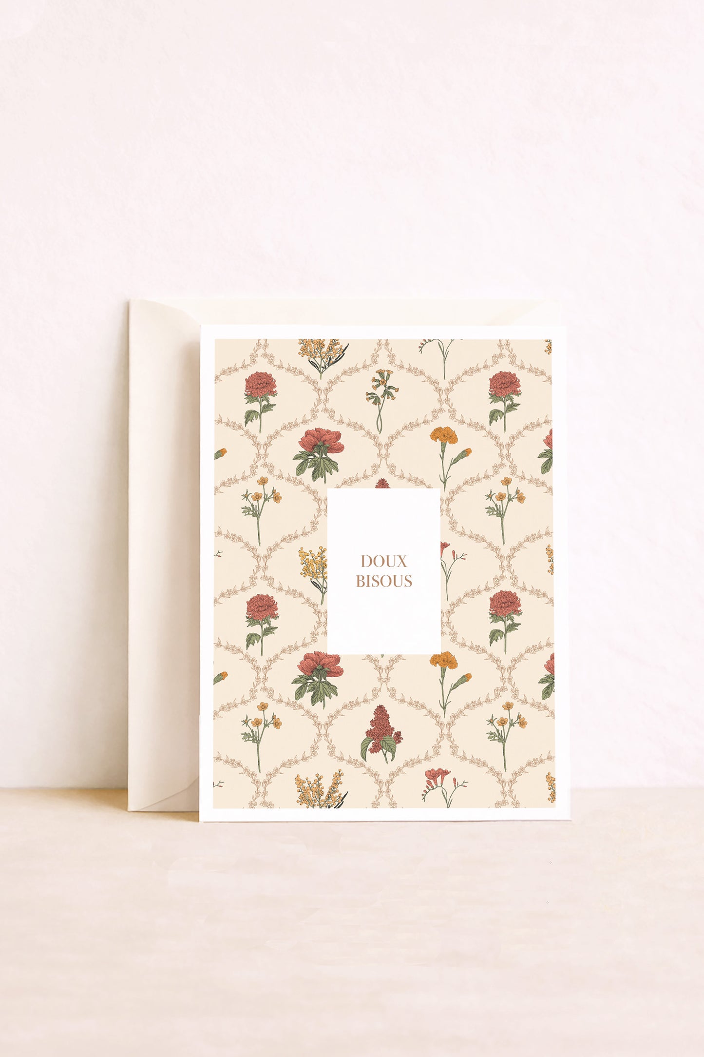 Doux Bisous - Carte Postale