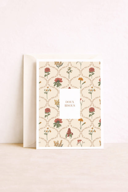Doux Bisous - Carte Postale