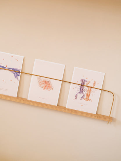 Cartes postales homards et crustacés