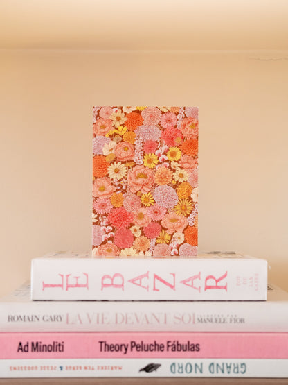carte florale motif 60's