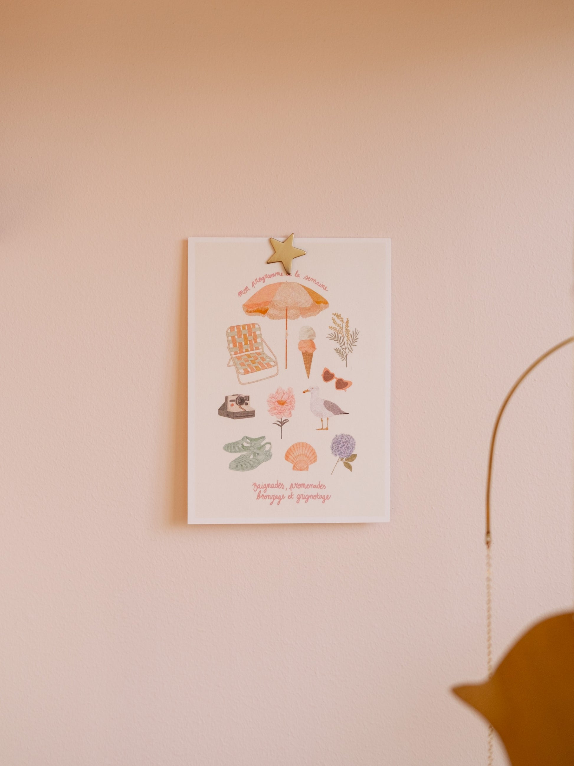 Cartes postales symboles été bretons