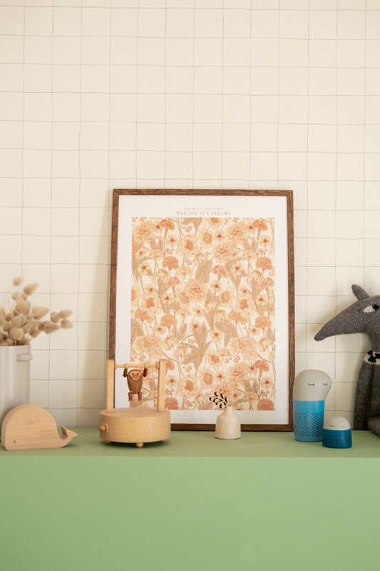 Décoration murale fleurs