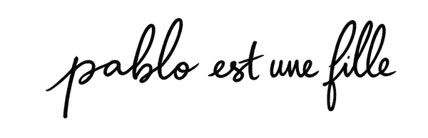 Logo Pablo est une fille illustrations