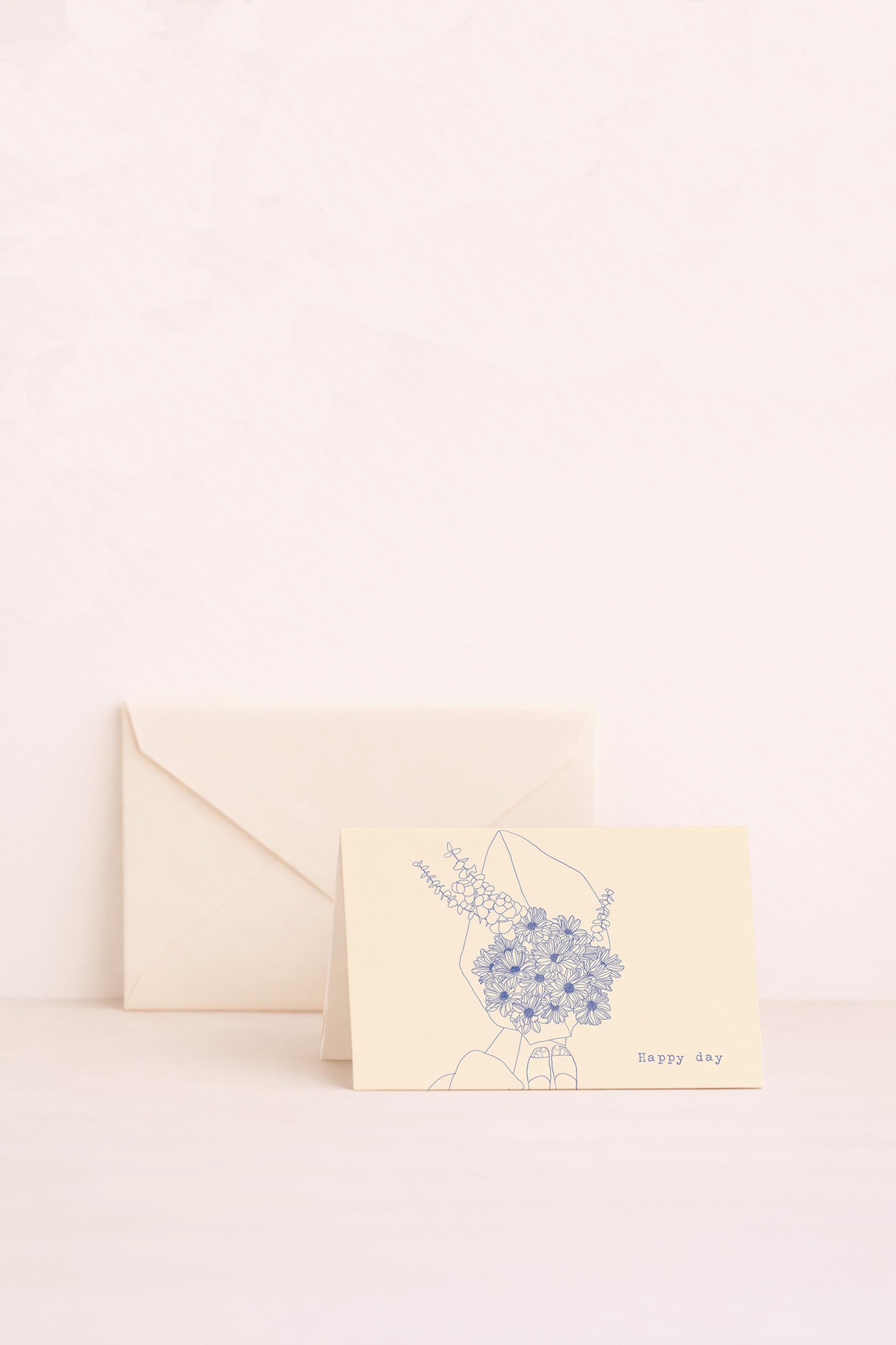 Petite carte florale Happy Day