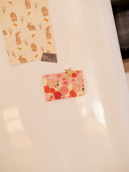 Mini carte florale pour petit mot