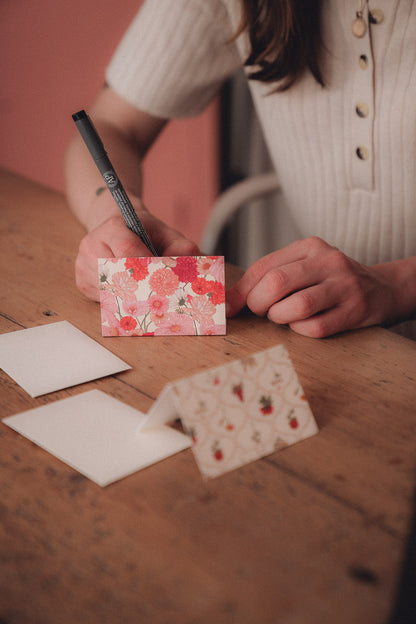 Minis cartes pour cadeaux ou bouquets