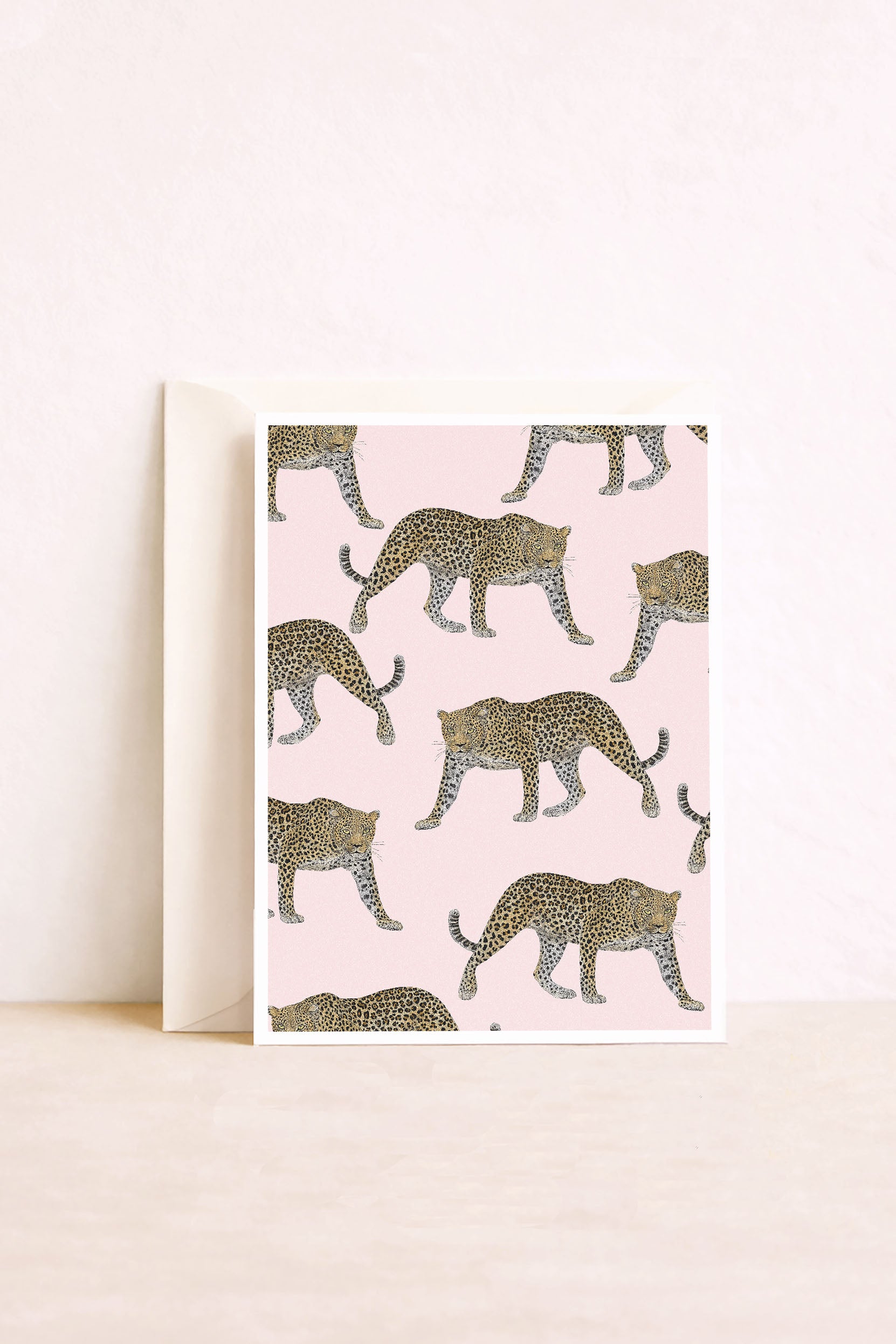 carte postale motif jaguar