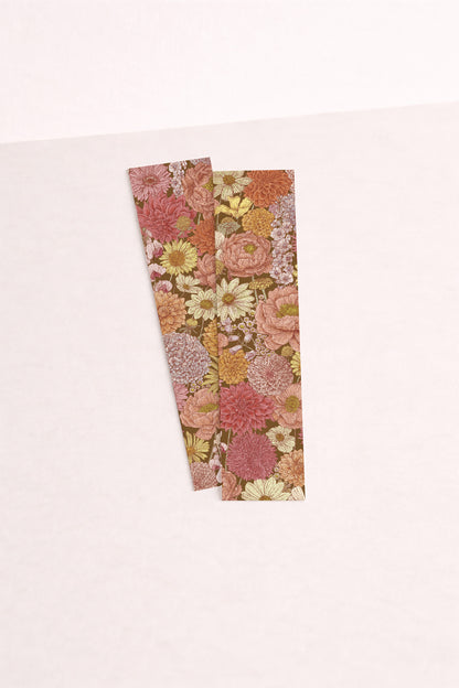 Joli marque-page fleurs vintage