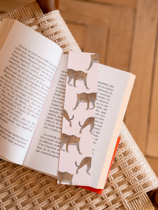 marque-page léopard