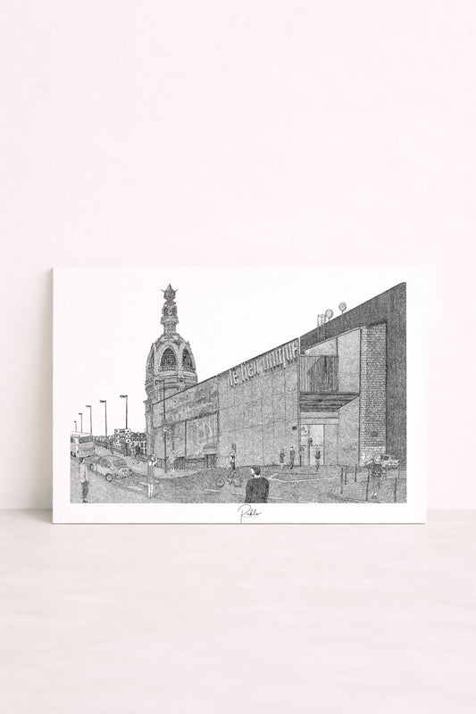 Sérigraphie du lieu unique LU à Nantes