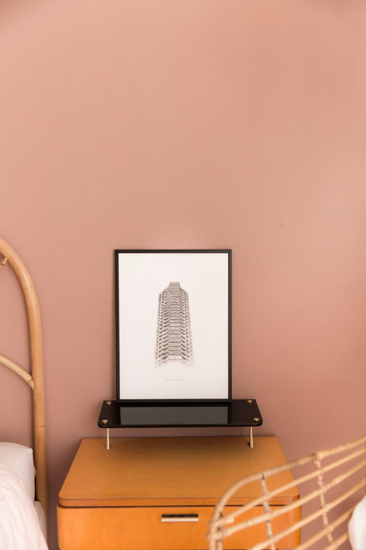 Tour des Horizons à Rennes dessinée en pointillisme